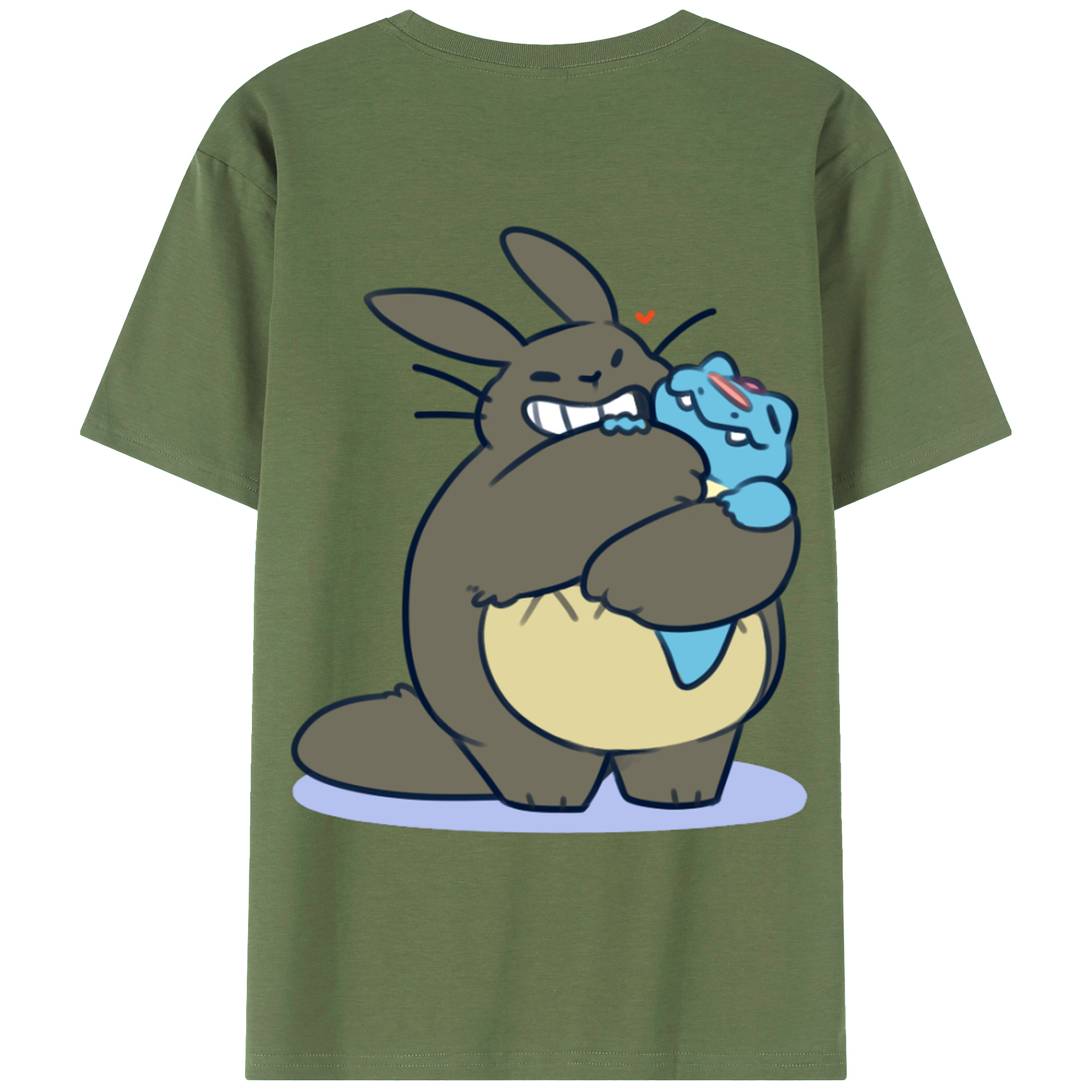 （画像用） となりのトトロ 草壁メイ 草壁サツキ My Neighbor Totoro Satsuki Kusakabe Mei Kusakabe 綿100％ メンズ半袖Tシャツ（バックプリント） 通気性